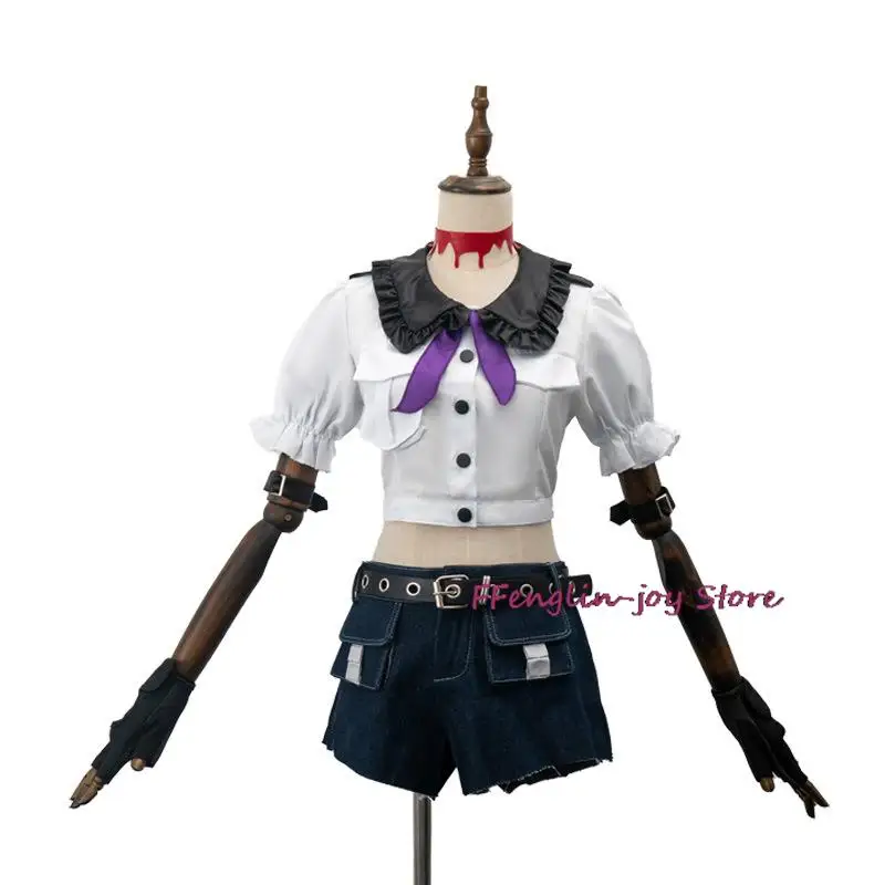 Anime Panty & Stocking With Garterbelt Heroine Anarchy Stocking Cosplay Costume Wig Female Police Officer Uniform Woman Sexy Set