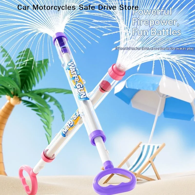 Feuerwerks-Sprühspielzeug, Wasserpistole mit Rückzugmechanismus, Outdoor-Spritzspiele für Partys, Pool, Rasenaktivitäten, interaktives Sommergeschenk für Kinder am Strand