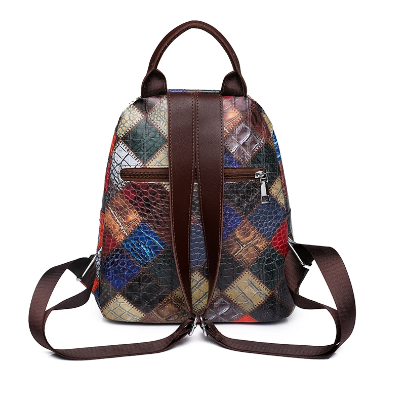 2023 Leather Backpack Women Fashion Wild Trend Casual Small Ladies Travel Bag Backpack for Teenage Girls