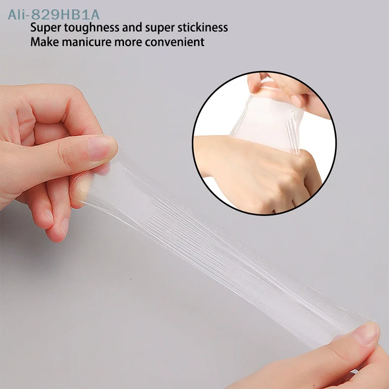 50/100Cm Nail Art Pu Film Bescherming Vinger Zelfklevende Tape Wonddressing Fixer Huidverzorging Manicure Tools