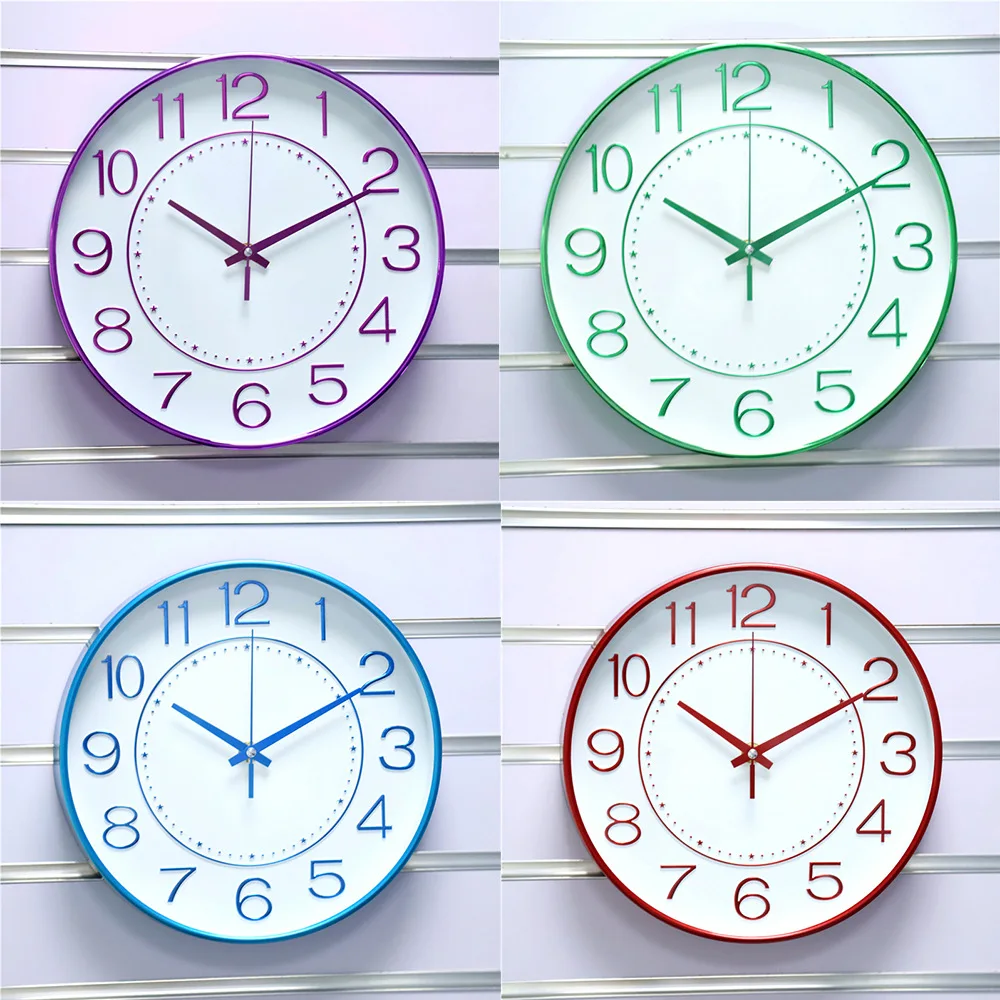 [8-Inch 20cm] Core Clock Wall Clock Living Room Creative Clock Pocket Watch Simple Family Mute Quartz Clock