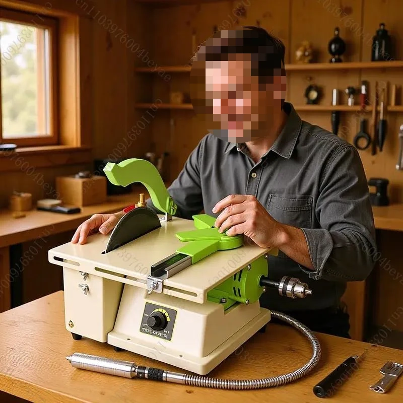 Table grinding small jadeite grinding machine jade engraving  polishing machine tool