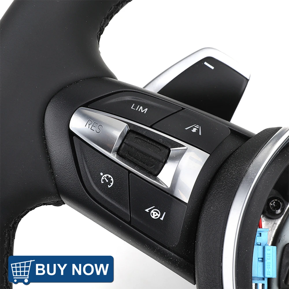 

For BMW custom upgrade for 3 Series, 5 Series 525, 530, X1, X3, X5, X6 - Carbon Fiber Steering Wheel Assembly