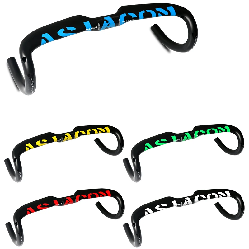 

Newest 5 colors ASIACOM Road bike matt UD full carbon fibre bicycle handlebars internal cables 31.8*400/420/440mm Free Shipping