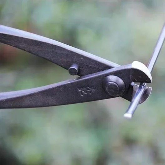 حافة مستديرة الصلب حديقة تشذيب الأسلاك رسم كماشة المقصات فروع سميكة القاطع مقص أدوات بونساي #6