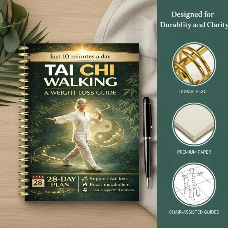 [L] Walking Transformation Challenge For Elderly 28-Day Sequential Exercise Plan Only 10 Minutes Daily Easy 4-week Program Book