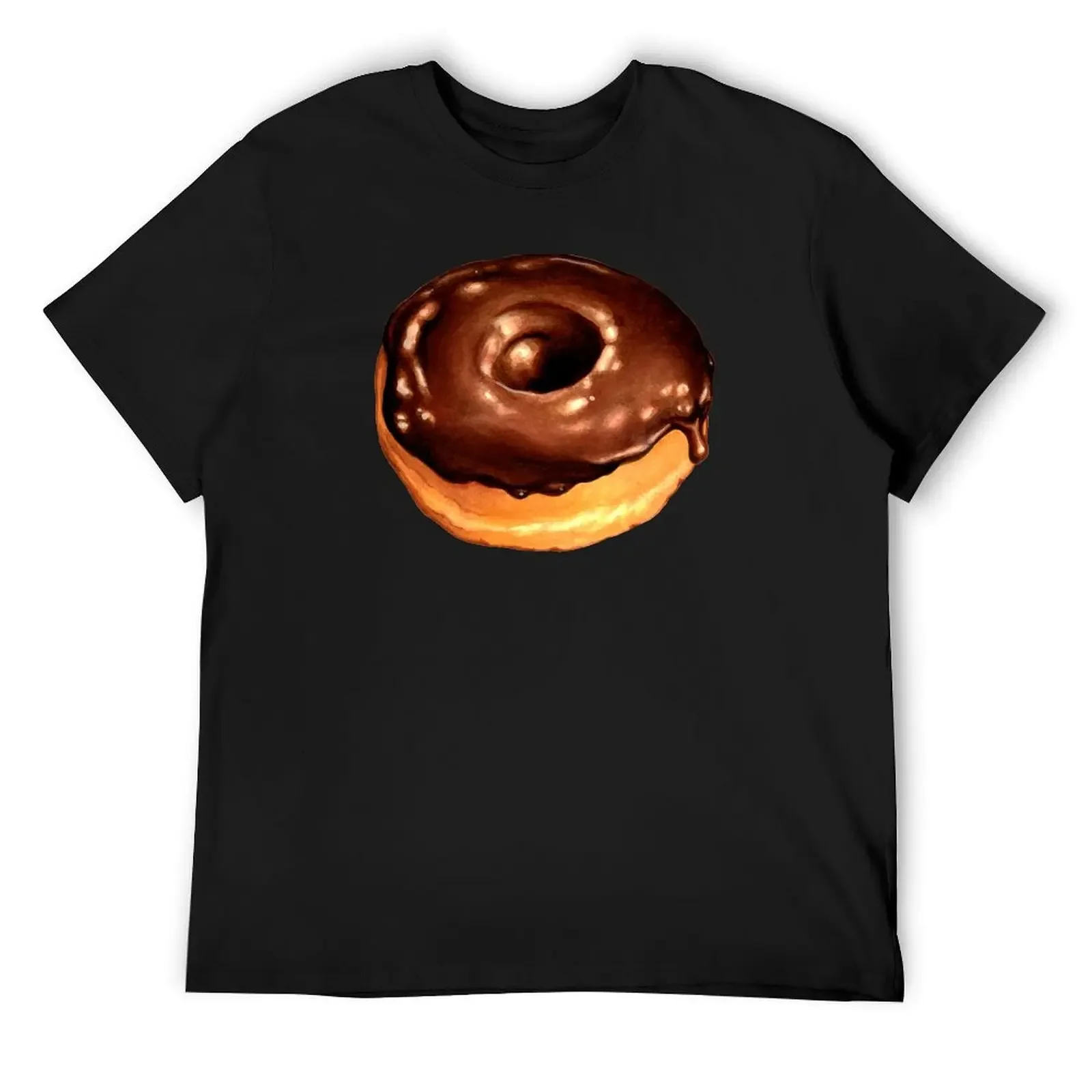 Chocolate Donut Pattern - Teal T-Shirt aesthetic clothes blacks animal prinfor boys Aesthetic clothing mens t shirt graphic