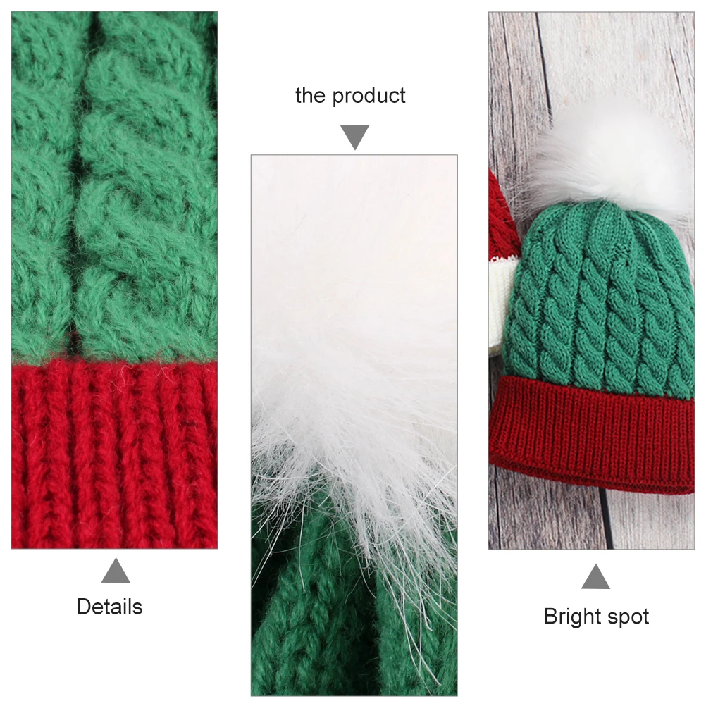 

Kids Knitted Hat Winter Beanie Warm Woolen Hat for Toddler Baby Autumn Winter Fashion Cute Christmas Gifts Cap