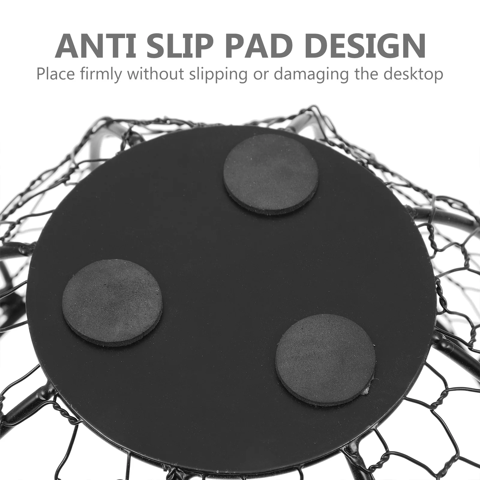 

Desktop Egg Basket Countertop Iron Storage Ceramic Lid Breathable Kitchen Ornament Multi-Function Tidy Space Saving Garlic