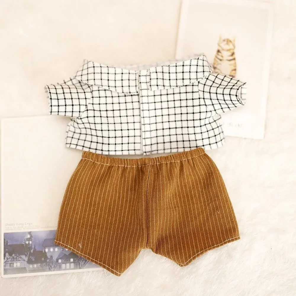 17 سنتيمتر Labubu دمية الملابس موضة هوديي إكسسوارات دمي الدوبامين نمط متقلب وزرة تي شيرت مجموعة Ropa Labubu