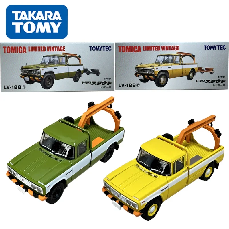 TAKARA TOMY TOMYTEC Tomica 1/64 TLV-188a TLV-188b Toyota Stout Wrecker Alloy Toy Motor Diecast Metal Model Gifts