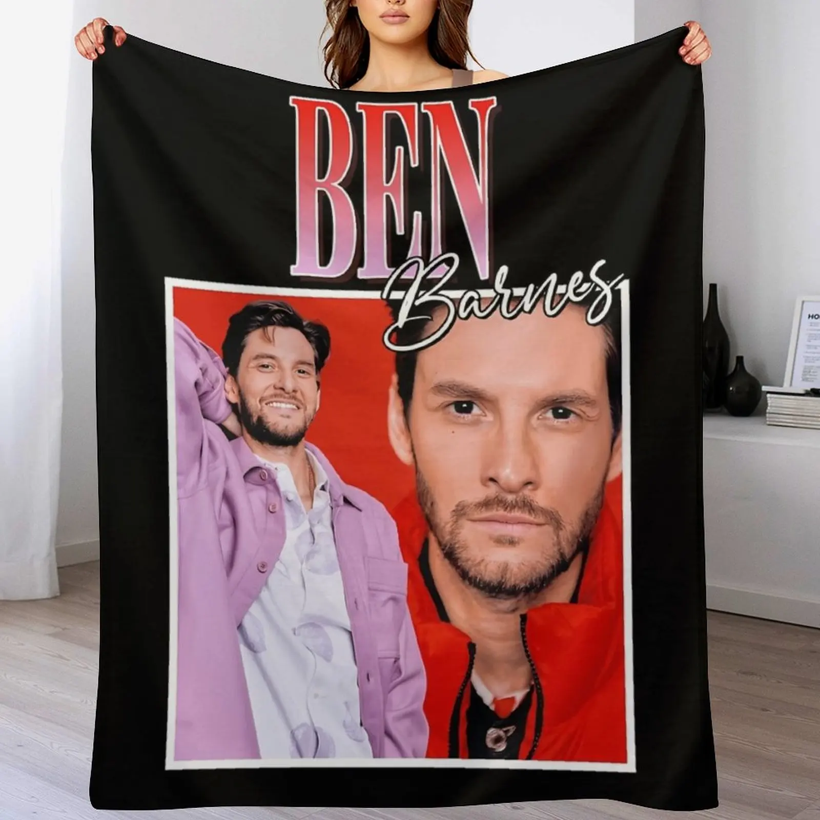 

Ben Barnes Throw Blanket Stuffeds Retros Warm warm winter Blankets