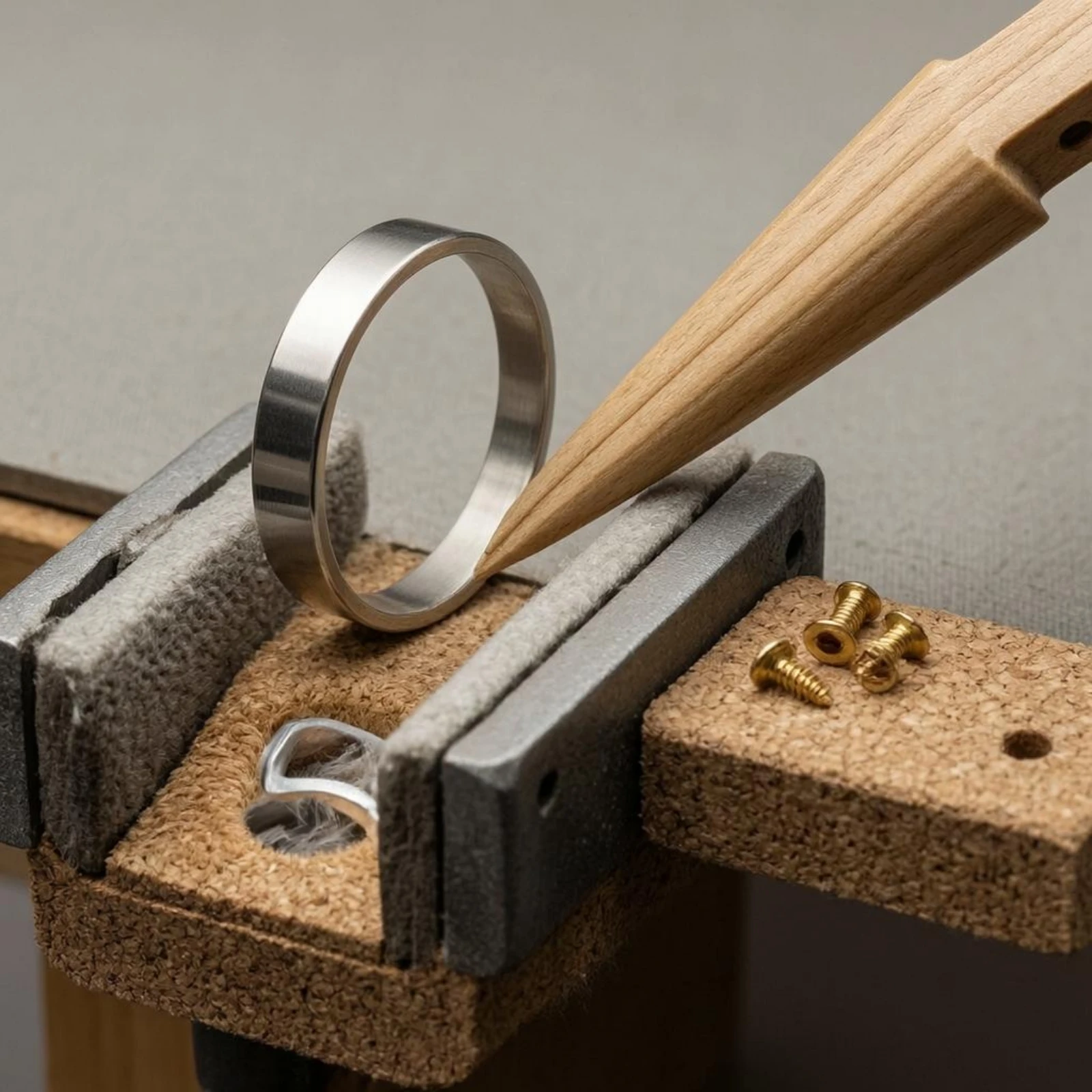 Precision Watch Repair Head Delicate Wooden Tweezers Head Tweezer Replaceable Tips for Assembly Work