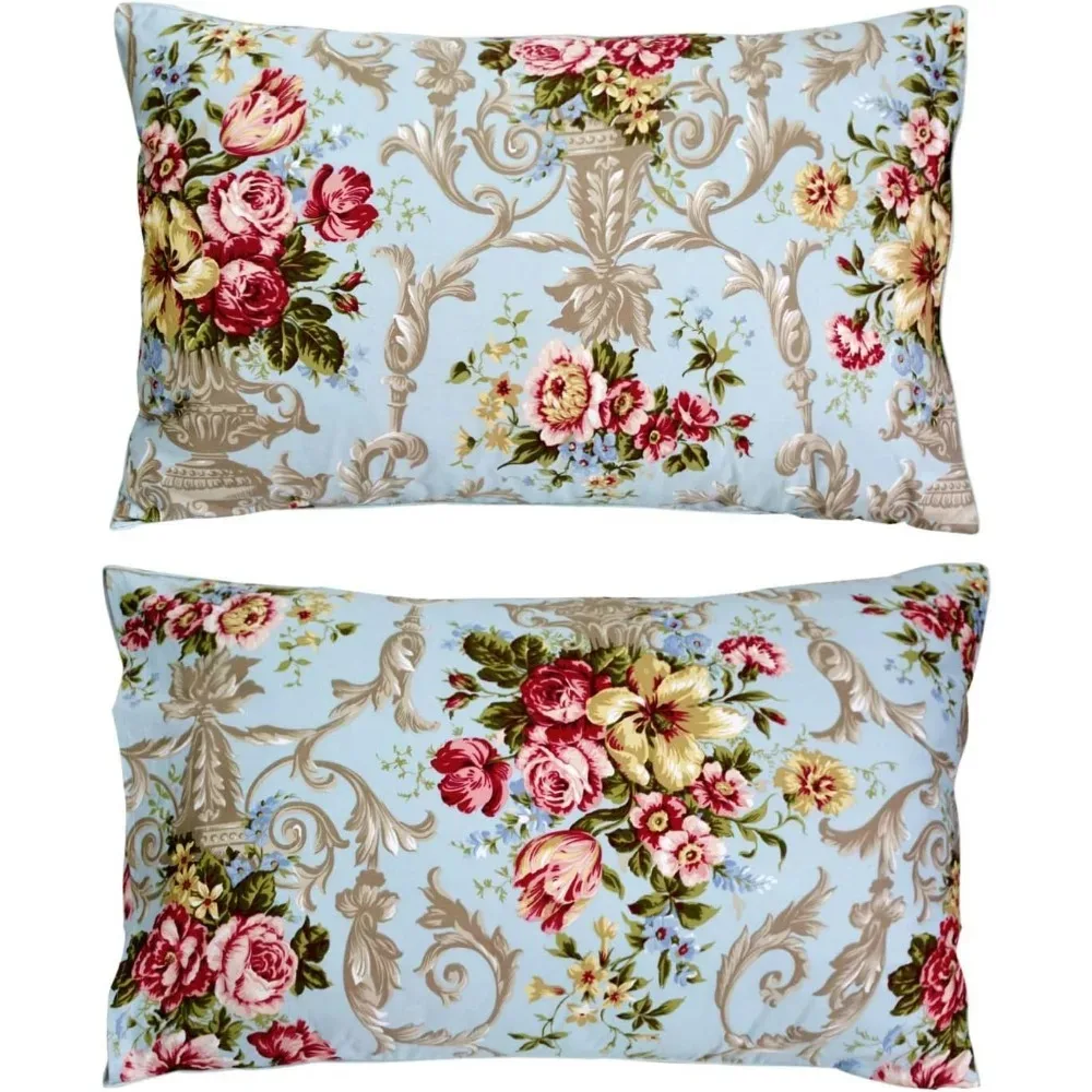 Imagem -03 - Conjunto de Cama Floral Gasto Lençóis Elegantes Peônia Coleções de Cama Luxuosas Contagem 800 Thread 100 Algodão Egípcio Deep Pocket Home