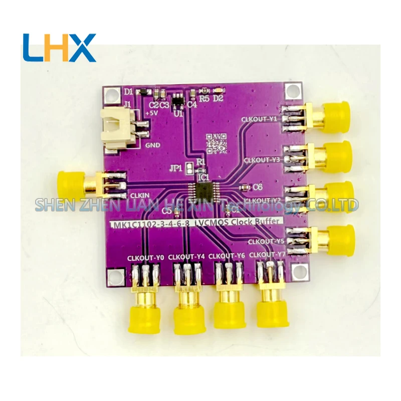 LMK1C1108 Clock Buffer Module 1/8 200 MHz Bandwidth Low Phase Delay Crystal Oscillator Active Power Divider