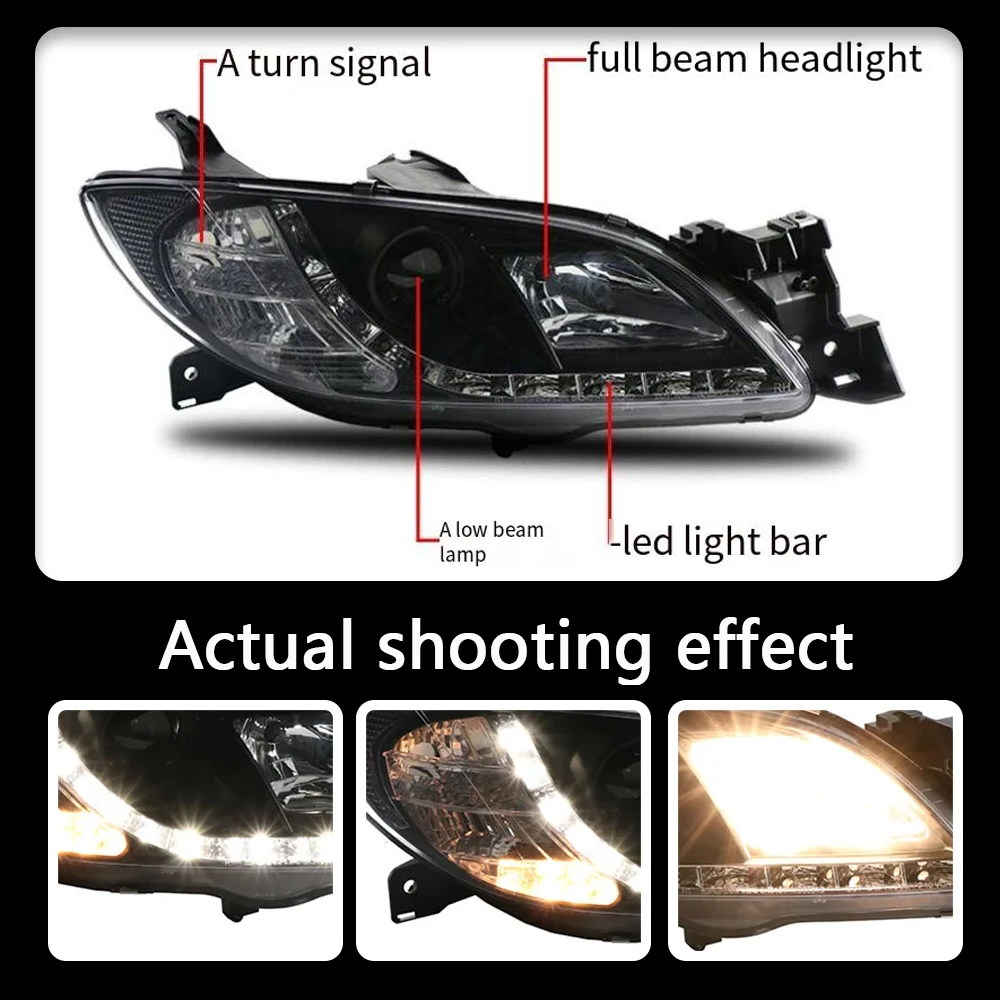 

Hot Selling Headlight Assembly LED DRL Front Lamps Turn Signal Head Light for Mazda 3 Mazda3 M3 2006 2007 2008 - 2012