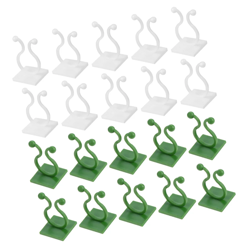 

120 Pcs Pergola Green Plant Fixer Climbing Wall Fixture Indoor 25X25CM Plastic Supply