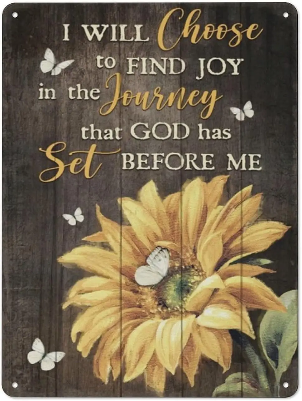 Rustic Metal Tin Si… - image