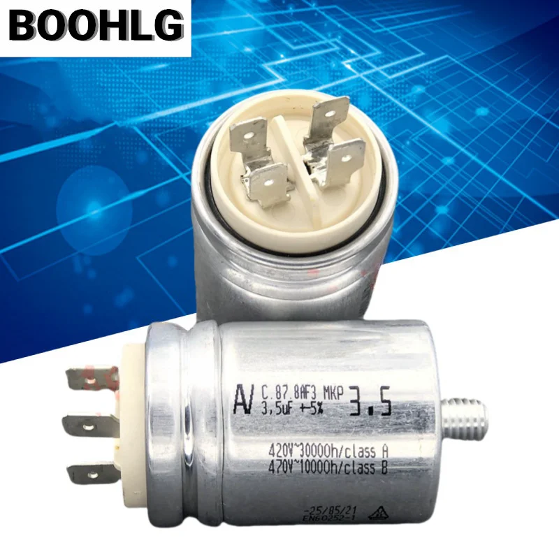 

1 шт. 3,5 мкФ AV C.87.8AF3 MKP пусковой конденсатор двигателя ARCOTRONICS