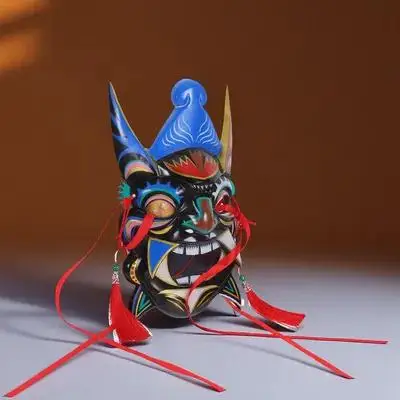 

Painted Play Mask Carnival Vibrant Colors Comfortable Breathable Venetian Masquerade Chinese Opera Party Traditional Cosplay