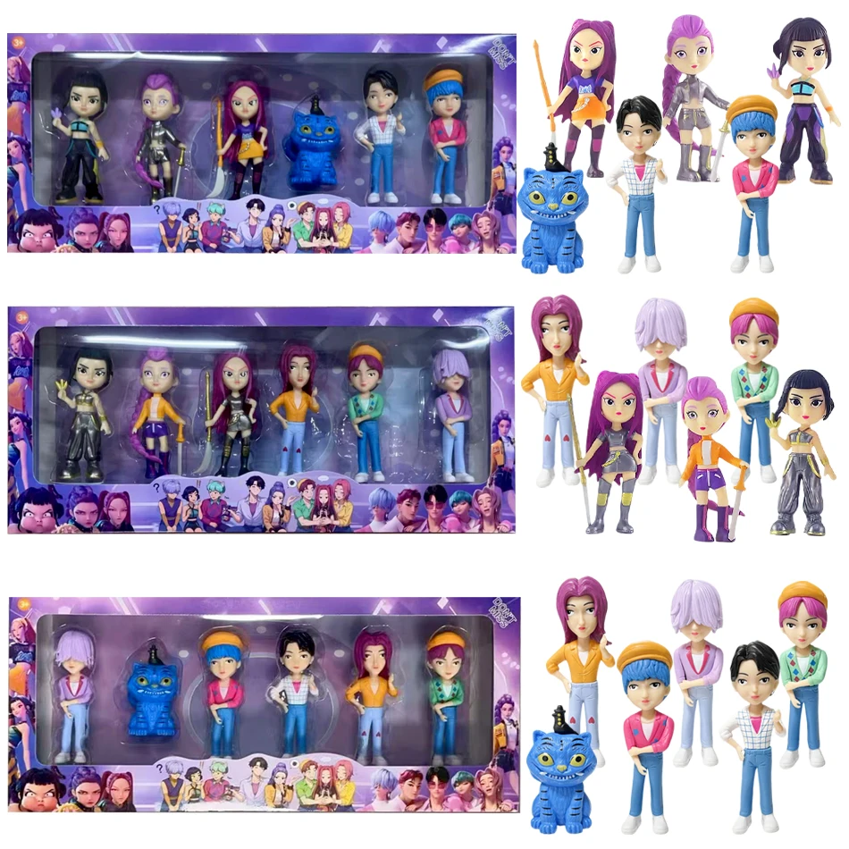 Demon Hunters-figura de Anime Kpop, modelo de juguete, periféricos de juegos de dibujos animados, decoración de escritorio, cole