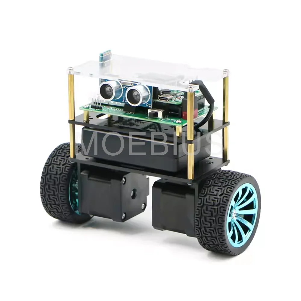 Montierter Schrittmotor 2WD Smart Balance Roboter Auto stm32 Zweirad Selbst ausgleich Auto Kit