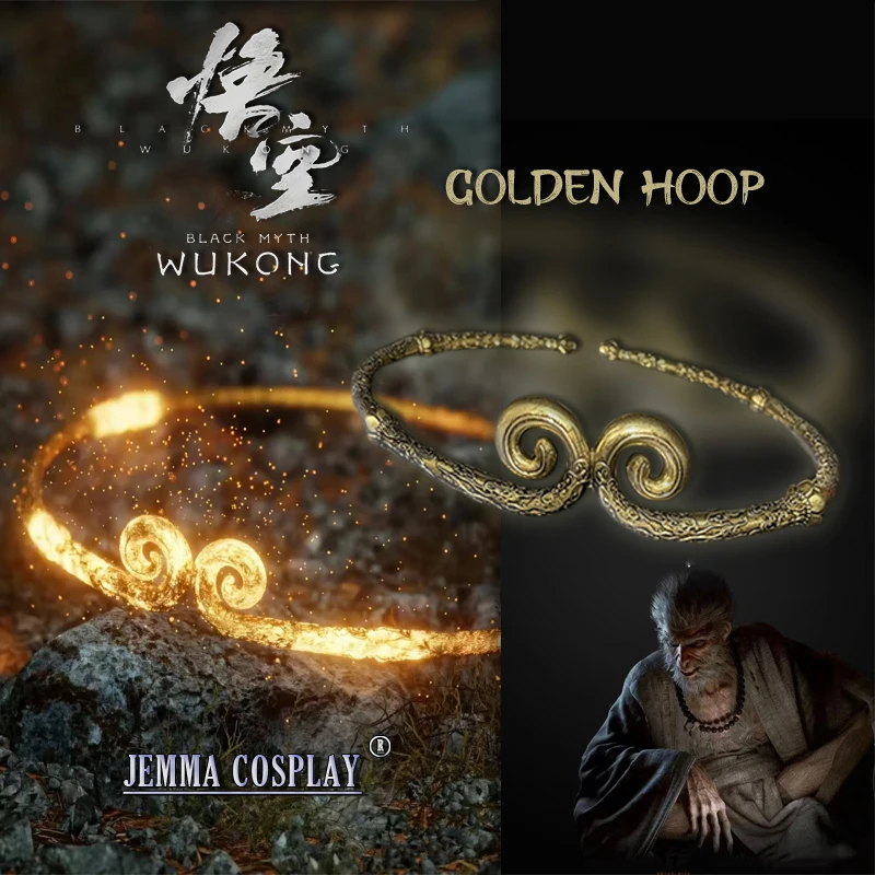 Wukong شكل حلقة سوداء للأسطورة القرد ، إكسسوارات لعبة تأثيري ، شخصيات لعبة ، فنون معدنية ، شارة قلادة ، هدايا