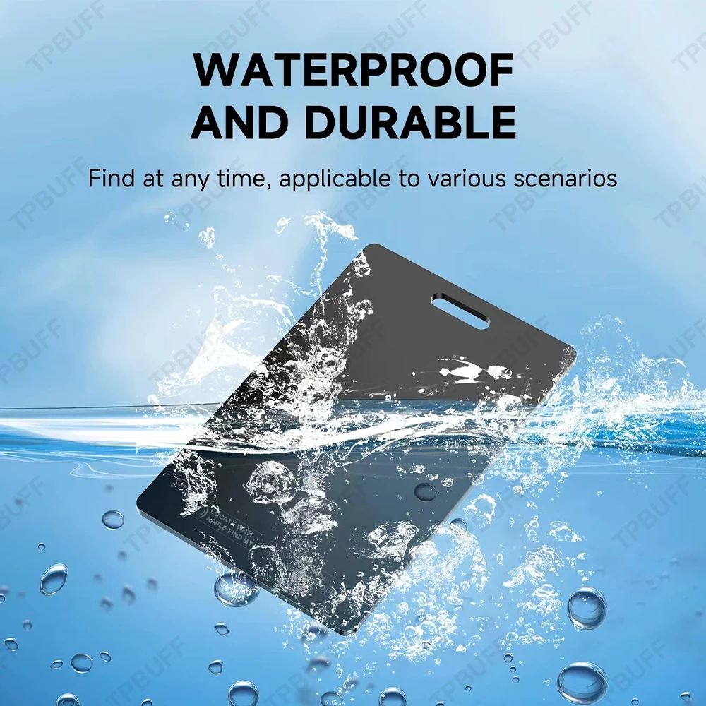 Picture 6: IOS Android Dual System Wallet Tracker Card Tracker Tag,Works with Google Find Hub App and IOS Waterproof for Keys Luggage Walle