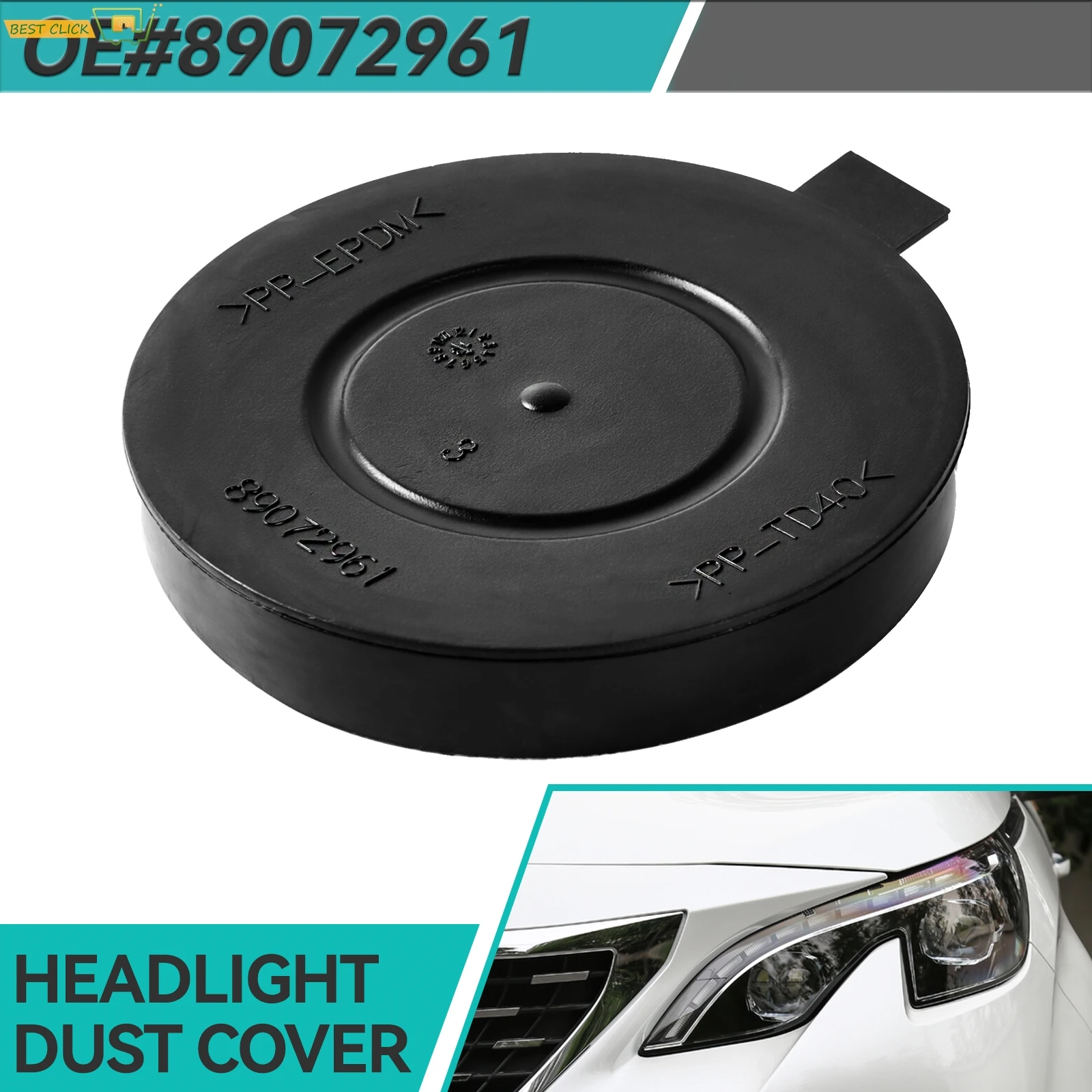 

Headlight Bulb Cover Headlamp Dust Cap 89072961 For Peugeot 301 508 3008 4008 5008 Partner Citroen C4 2011 2012 2013 2014 2015