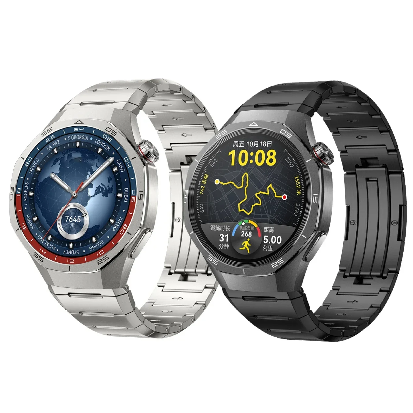 

Твердый ремешок из нержавеющей стали для Huawei Watch GT5 Pro, 46 мм, 22 мм, ремешок для часов Huawei GT5/GT4/GT3/GT2, 46 мм, браслет для часов