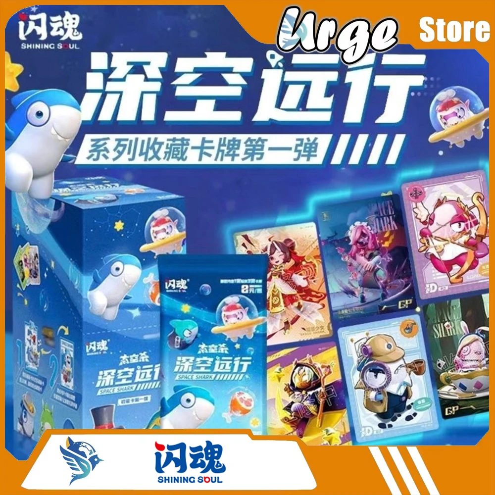 

Коллекционные карты Shining Soul Space Shark Series: Волна 1 – Deep Space Voyage. Набор-сюрприз. Модная настольная игра. Периферия для настольных игр.