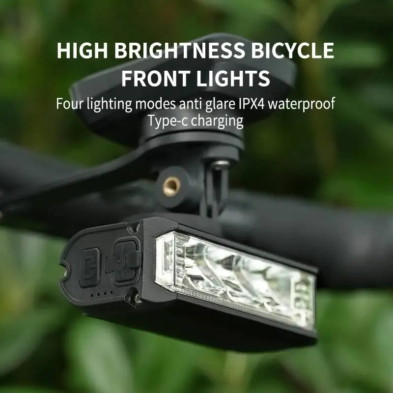 

ESLNF Bike 1000 Alloy Highlight LED Lumen Headlight Front Bicycle Rechargeable USB Handlebar Waterproof Aluminum Mtb Light
