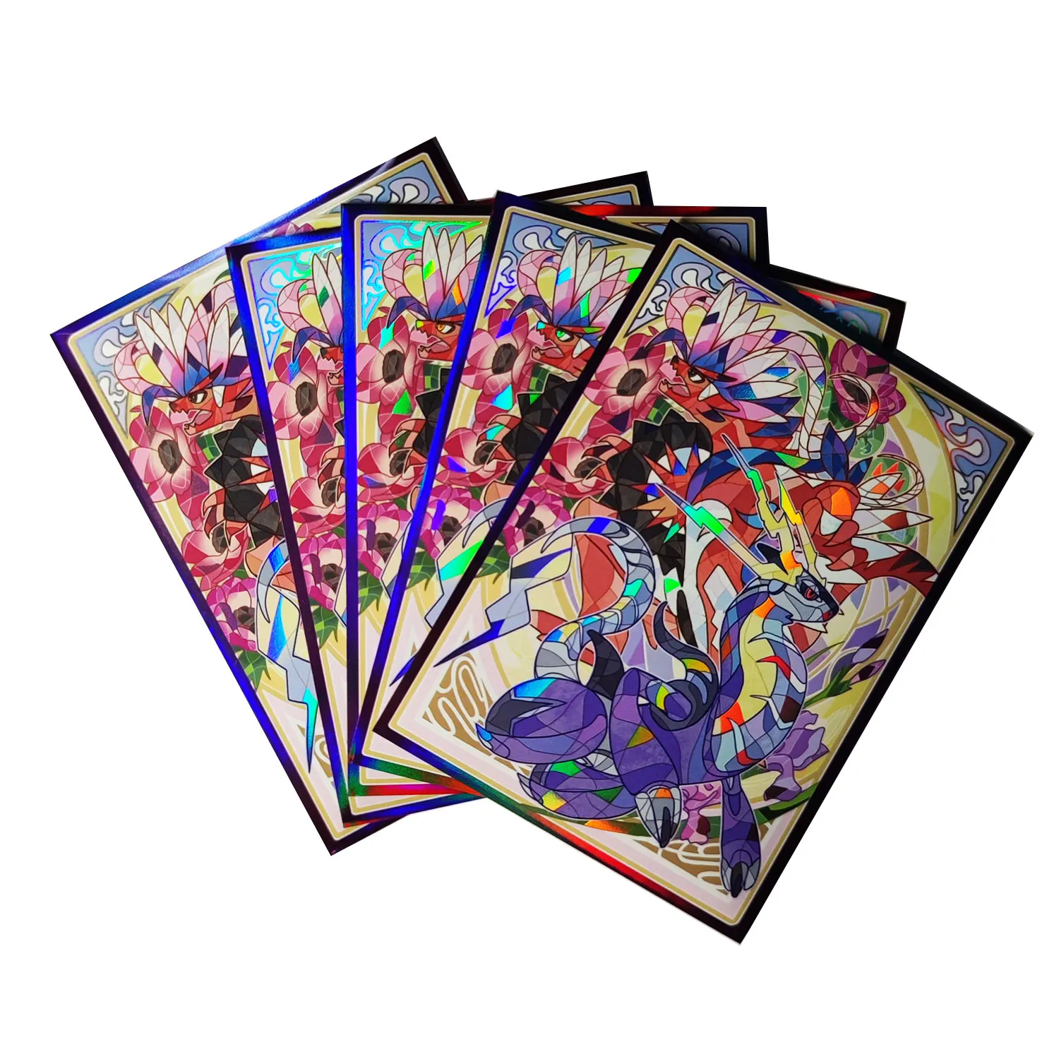 60ct Top Loader Anime Trading Card Sleeves Card Shield laser Card Holder Deck Protector for MTG/TCG/PTCG Sized Cards 66x91mm