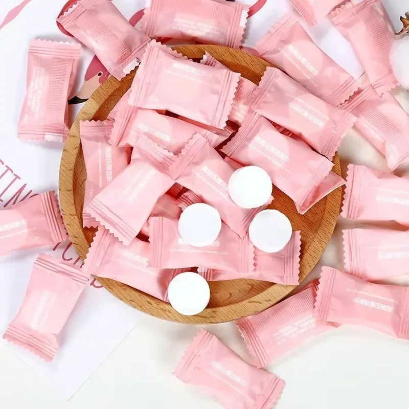 50 Uds. Toalla facial desechable no tejida comprimida toalla desechable mágica toallitas de tela para tableta mascarilla de tejido limpieza de maquillaje