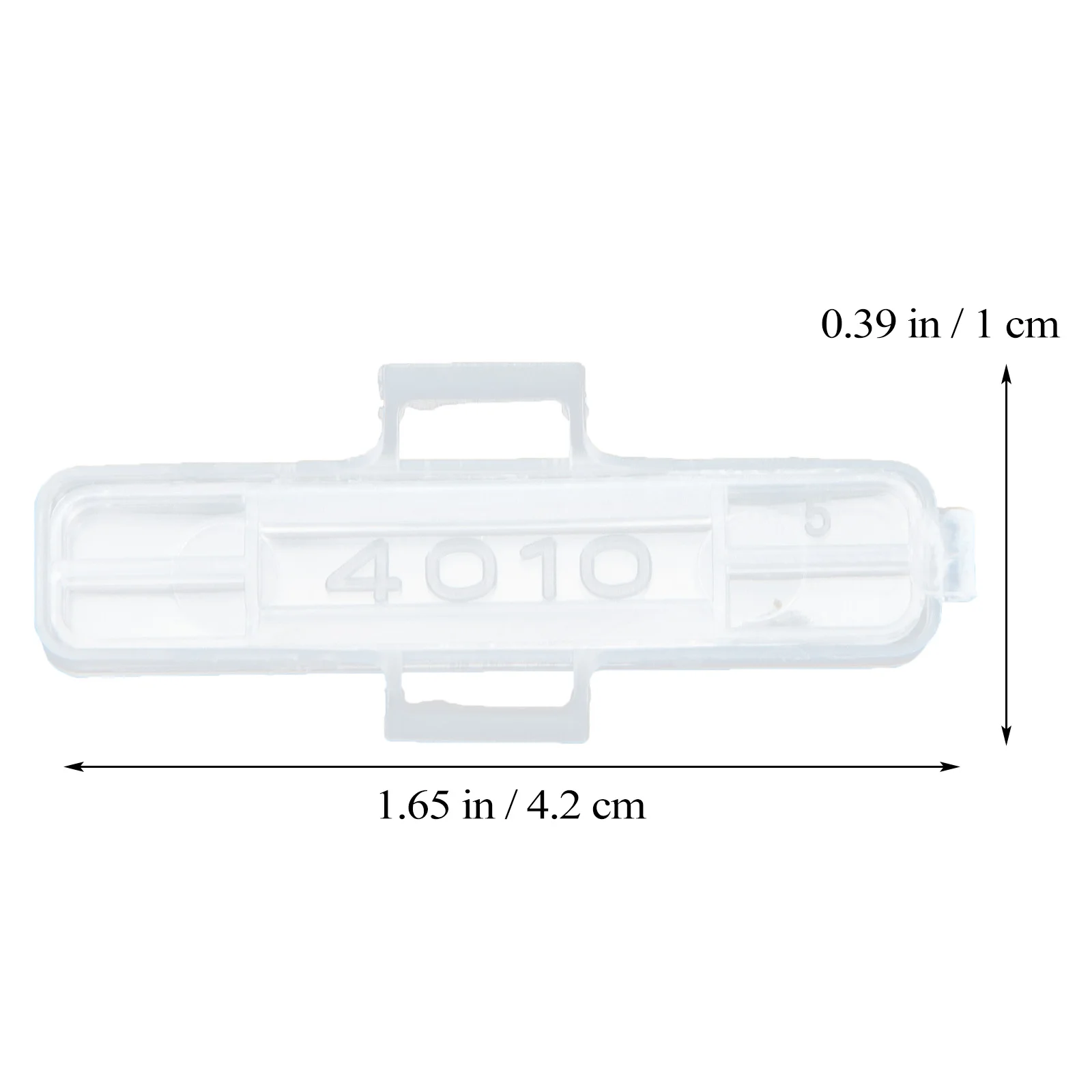 100 Pcs Cable Identification Box Tag Holder Cord Labels Case Wire Sign Name Lightweight Plastic