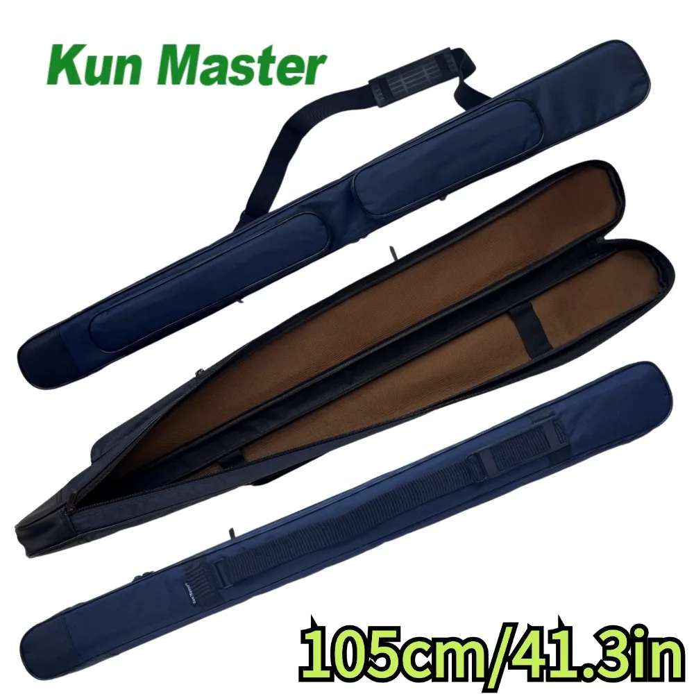 Tai Chi Sword Bag 105cm Nylon Waterproof Fabric Kung Fu Swords with Shoulder Strap Martial Arts Equipment Carrying Bags Blue