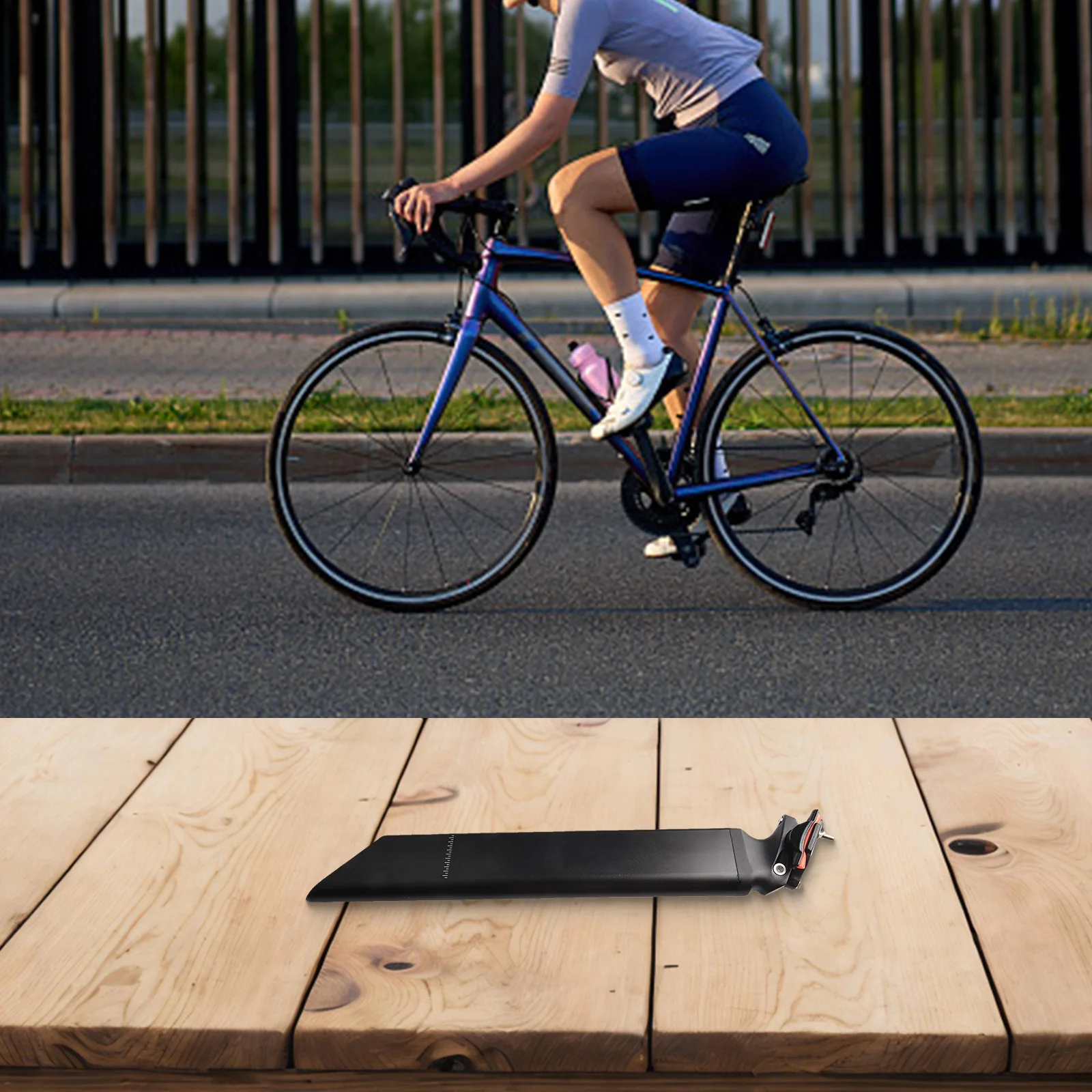 

Road Bike Seatpost Road Bike Fixed Gear For Aero Seatpost Two Bolt Alloy 58x27MM Aluminum Alloy Seat Tube Road Bike Accessory