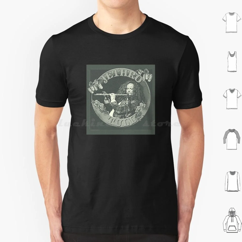 Tull in sage t camisa de algodão das mulheres dos homens diy impressão jethro tull música flauta ian anderson tull jethro 70s banda clássico aqualung