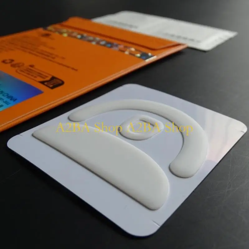 A2BA Mouse Feet Sticker Mouse Skates Pad Glides Curveds Edges for ATK A9