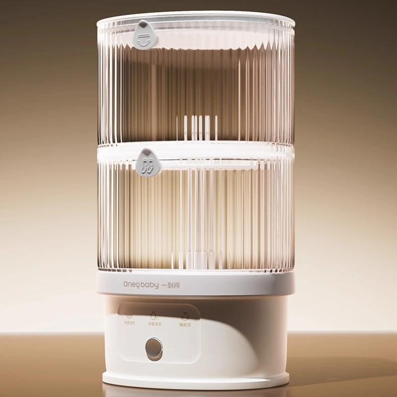 

Moment Dual-Cup Automatic Mini Washing Machine, Compact Household Cleaner Specialized in Underwear and Socks