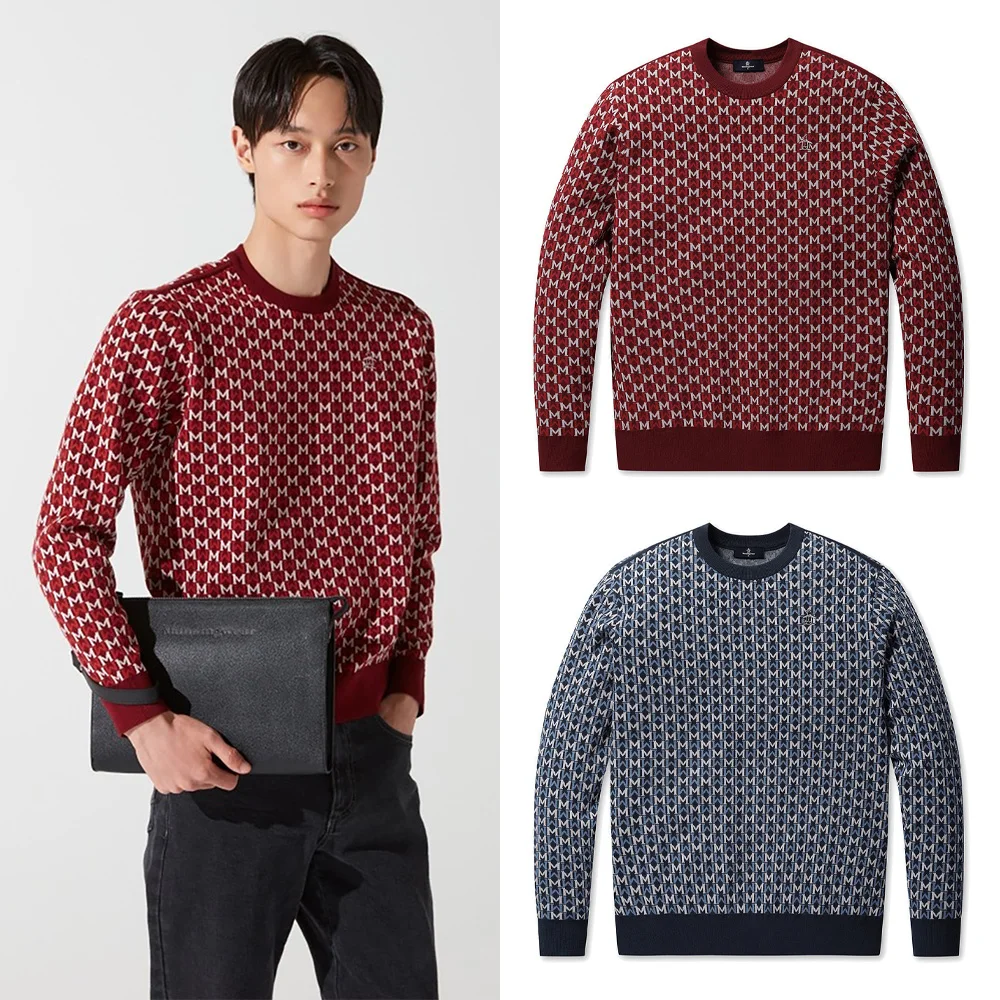 

MUNSINGWEAR Fashion New Korean Men's Autumn Golf Wear Charming High-end Brand Sweaters Luxurious and Elegant