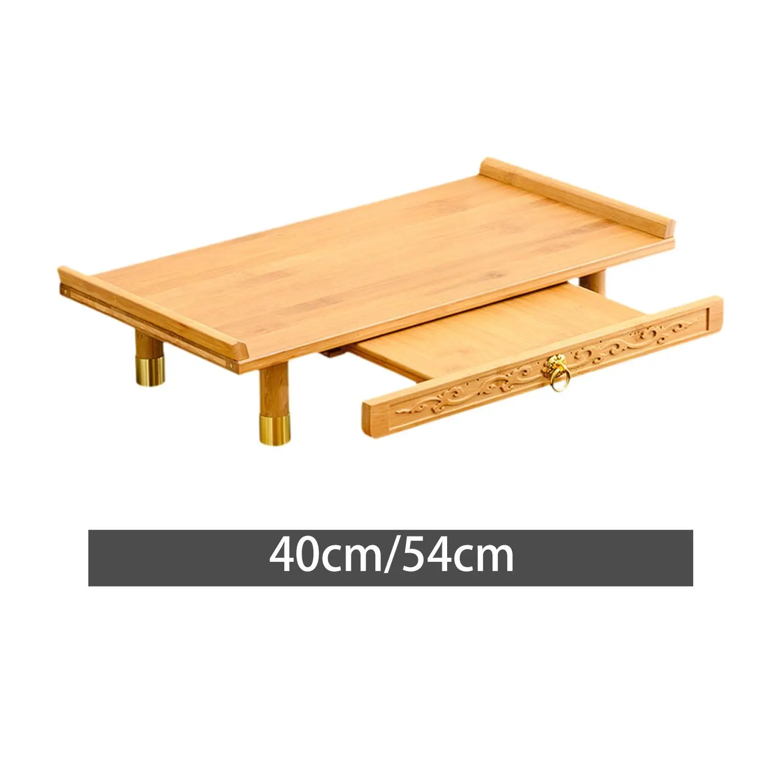 

Altar Table with Drawer Statue Stand Prayer Stand Riser Buddha Shrine Table for Spiritual Activities Relaxation Home Tea Room