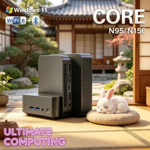 Core N150 MINI PC Windows 11 Pro Small Pocket Computer 32GB RAM 1TB 2TB SSD WIFI 6 BT5.2 4K HD Mini Gaming Office Study Pc