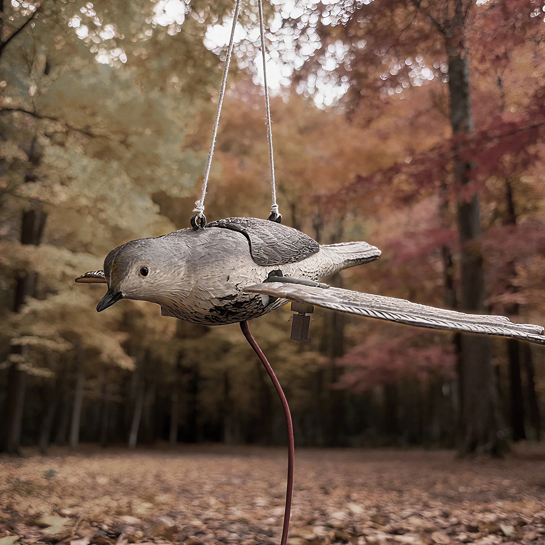 محاكاة بمحركات Skylark شرك الصيد شرك البلاستيك وهمية الطيور نموذج ث/ساعة أجنحة قابلة للإزالة اطلاق النار الصيد الملحقات ، 1 قطعة #6