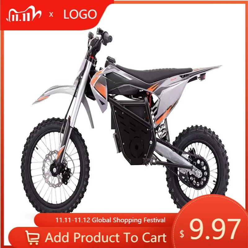 DXY factory direct modern electric bicycle 72v 5000w off-road motorcycle with front and rear hydraulic disc brakes