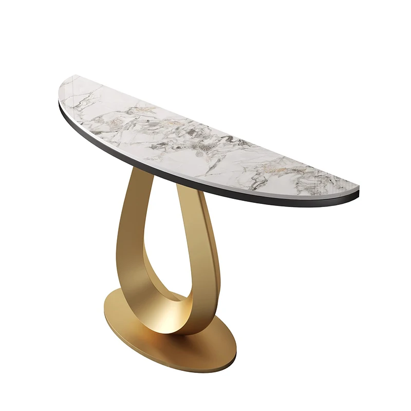 Style Design Creative Console Table Luxury Minimalist Table Simple Storage Living Room Furniture Consola De Entrada De Casa
