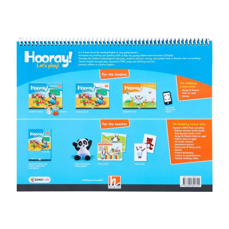 Hooray Lets Play 2nd Ed Starter Students Book Herbert Puchta HELBLING Publishing House 9783990892701 Book