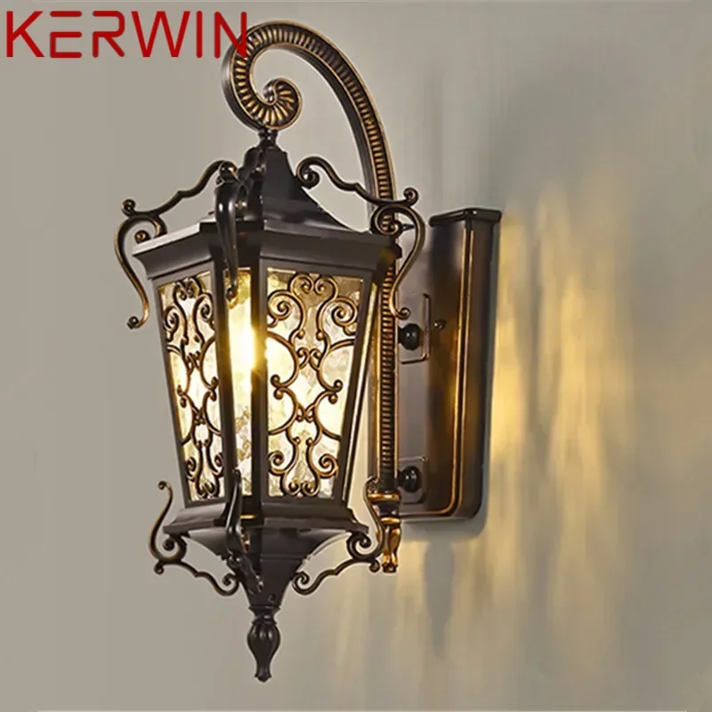 KERWIN Contemporary LED Outdoor Wall Lamps Electric Simplicity Waterproof Balcony Hallway Courtyard Villa Gate Hotel