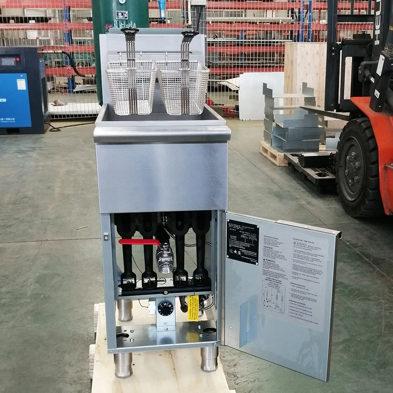 Professional Heavy Duty Fryer Commercial Natural Gas