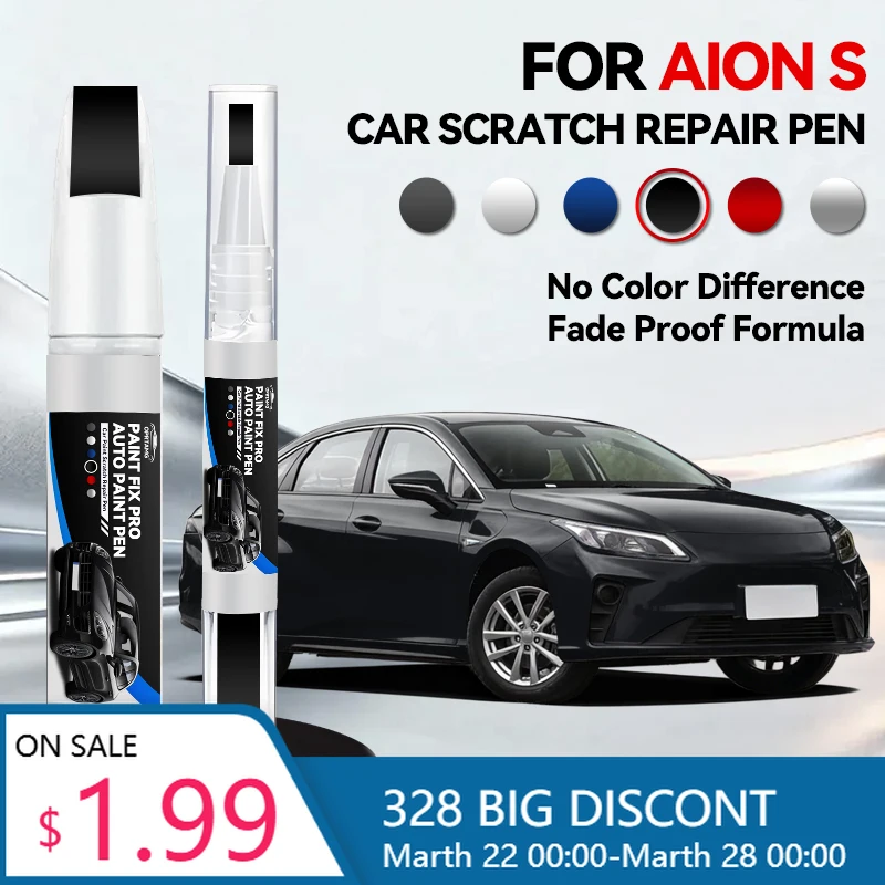 

Карандаш-корректор для ремонта лакокрасочного покрытия GAC AION S 1990-2026, средство для удаления царапин, аксессуары для авто, черный, белый